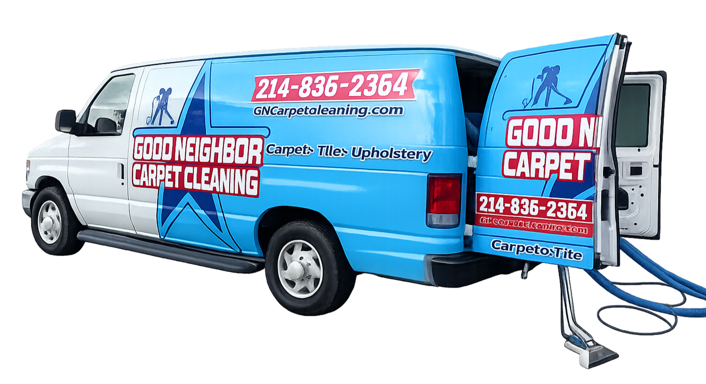 Powered by a professional truck-mounted system for deeper cleaning and faster dry times. Local to Justin TX Powered by a professional truck-mounted system for deeper cleaning and faster dry times.